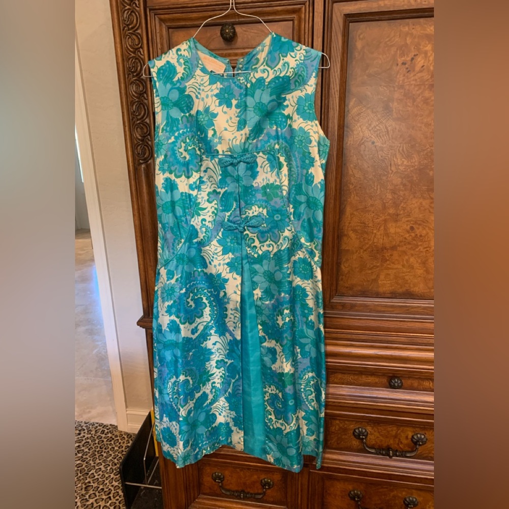 Sky Light Bangkok Vintage Trapeze Dress 1960’s Style